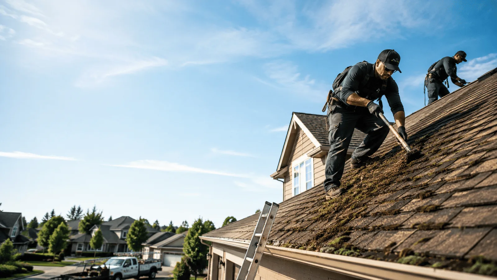 Roof Moss Removal in Bellmont, IL near me